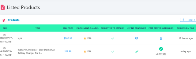 Screenshot Daniel'slisteditems