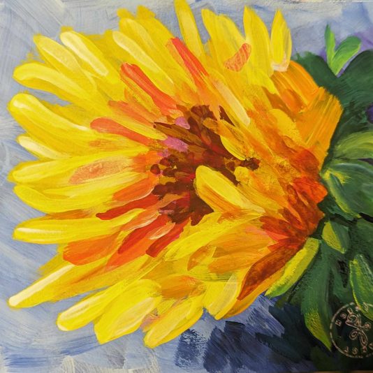 Moms Dandelion Art Image